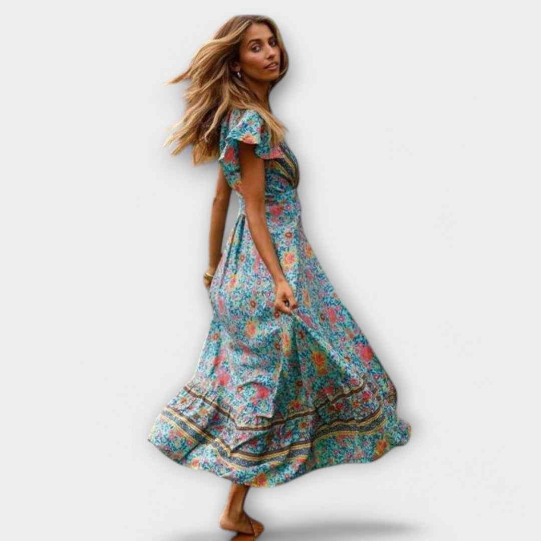 Amalia | Shylin Boho Maxikleid