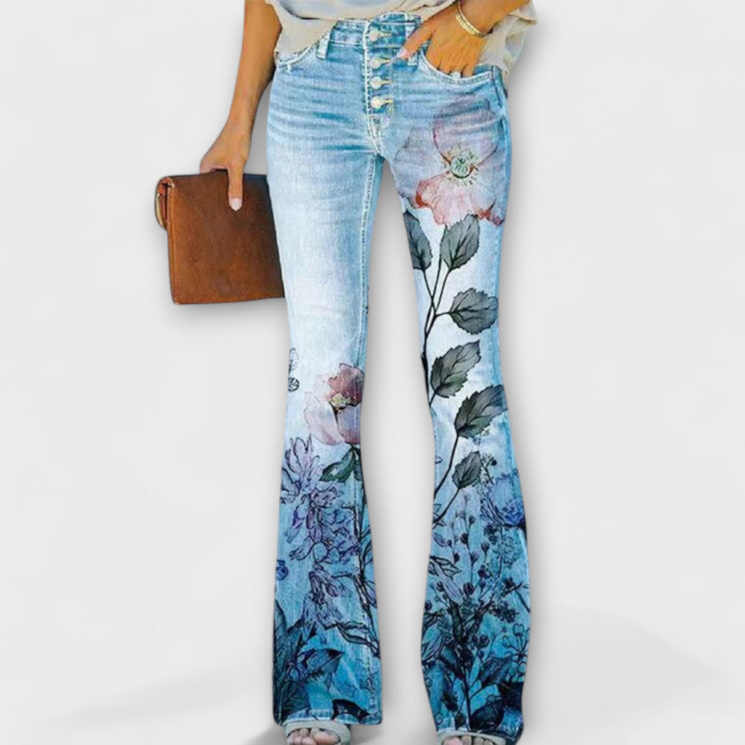 Ute | Hose mit Blumen