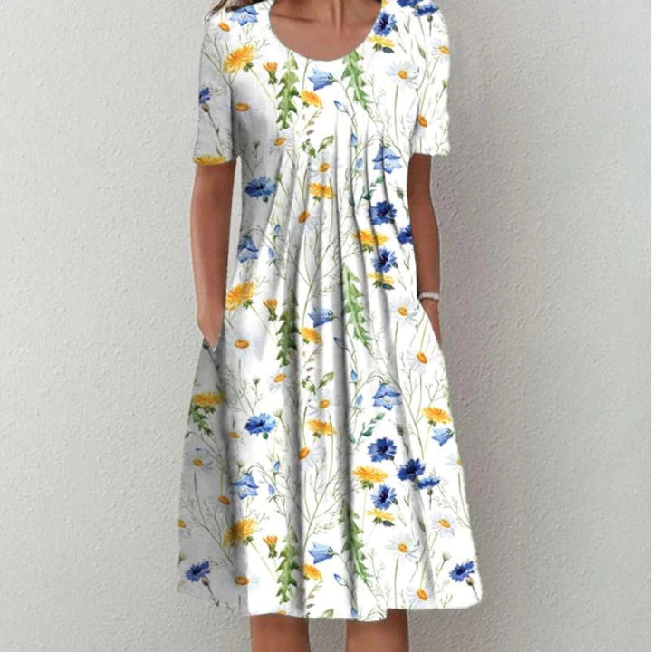 Henriette | Midi-Kleid mit Schichten