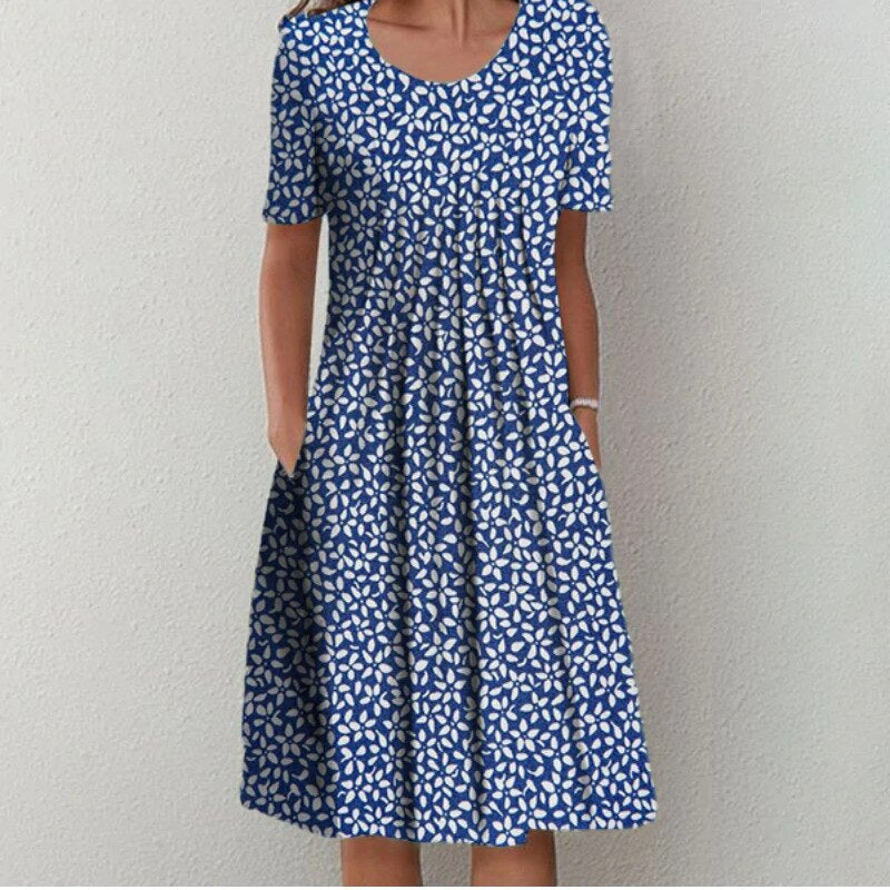 Henriette | Midi-Kleid mit Schichten