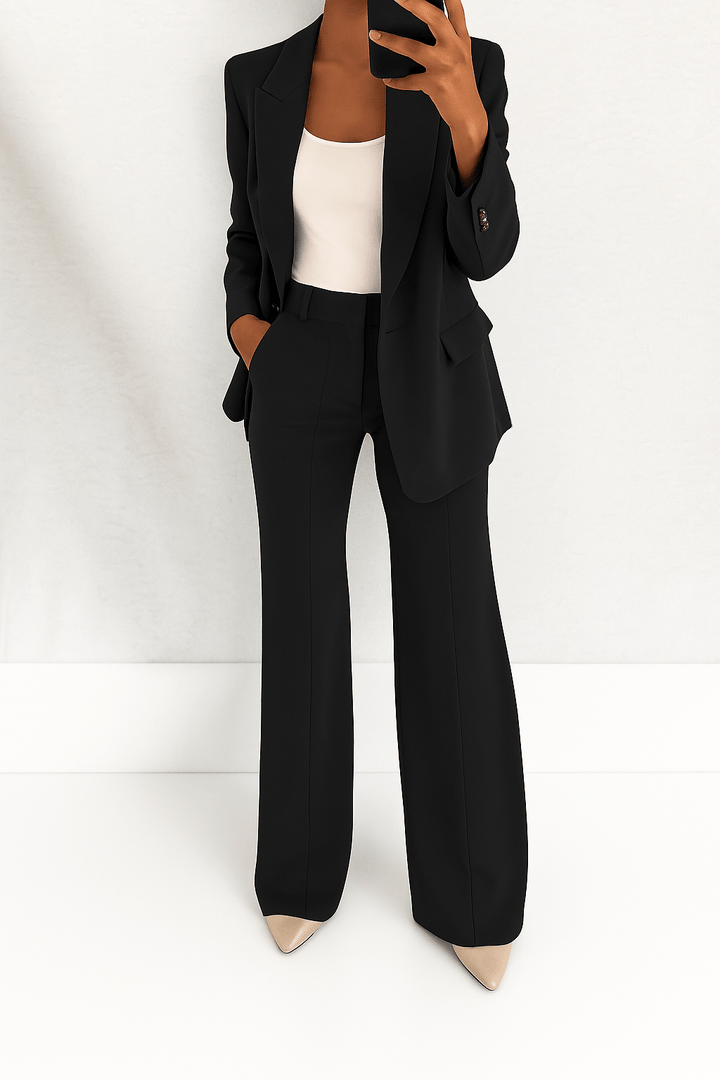 Clara | Blaues Blazer-Set