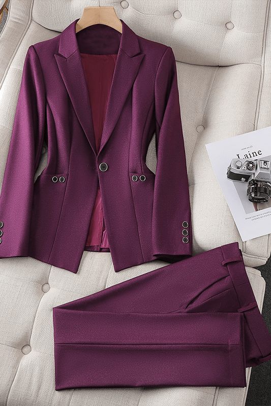 Rita | Grünes Blazer-Set