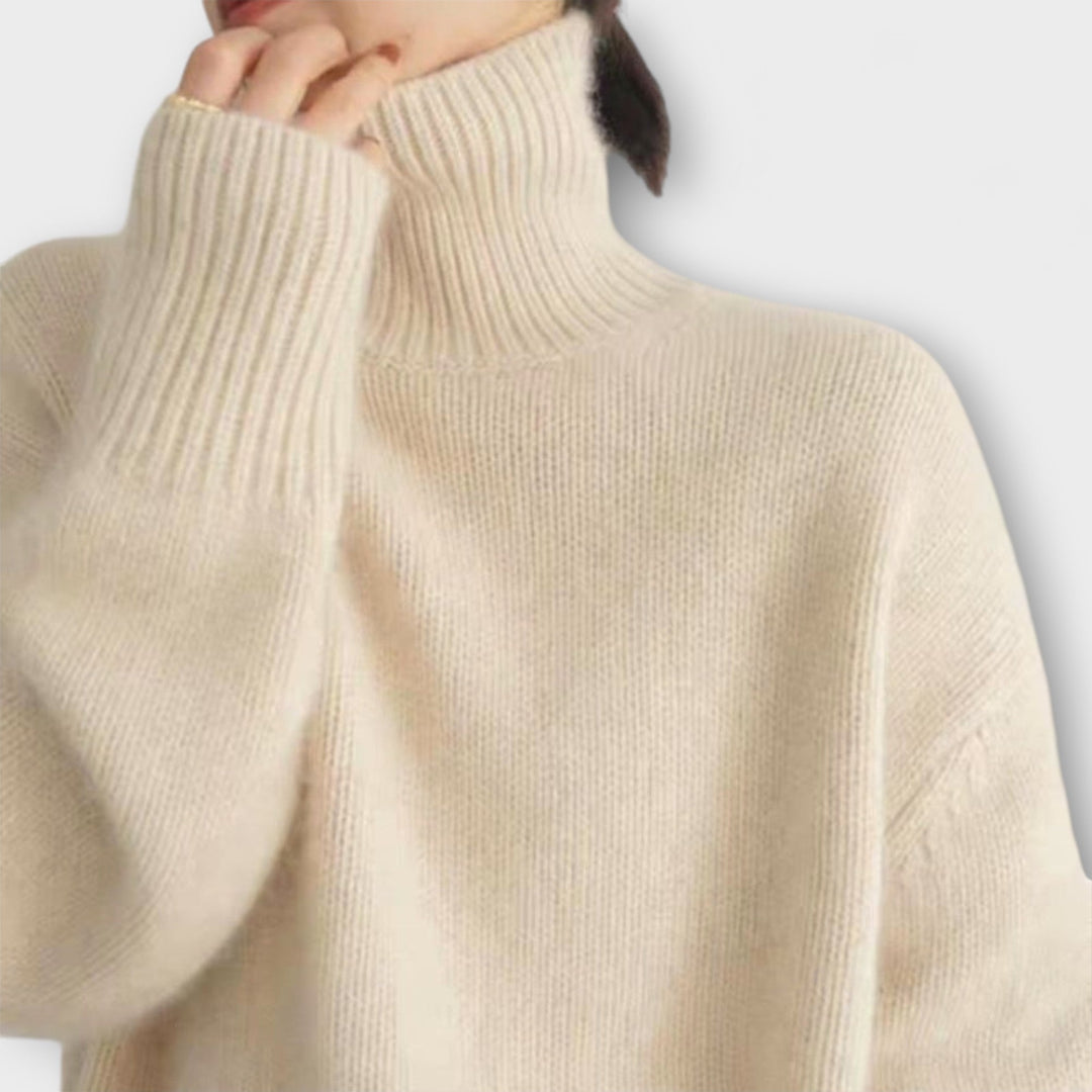 Yasmin | Kaschmir-Rollkragenpullover für Damen