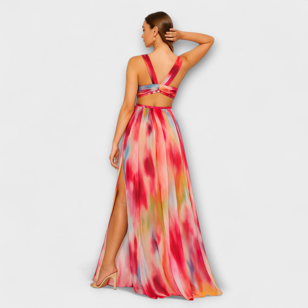 Isolde | Gemaltes Maxikleid