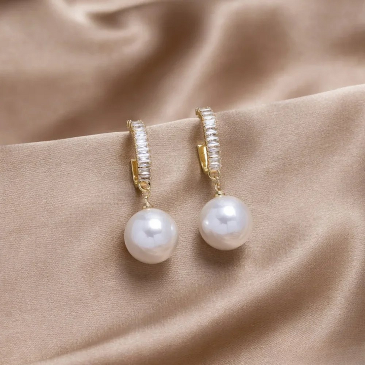 Birgit | Elegante Ohrringe mit Perlen-Akzenten