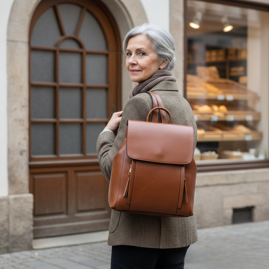 Hannelore | Theo Leder-Rucksack