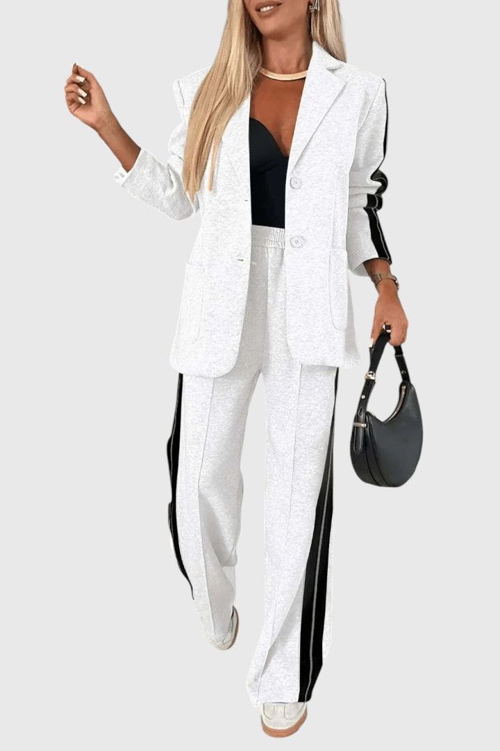 Lara | Schwarzes Business-Set