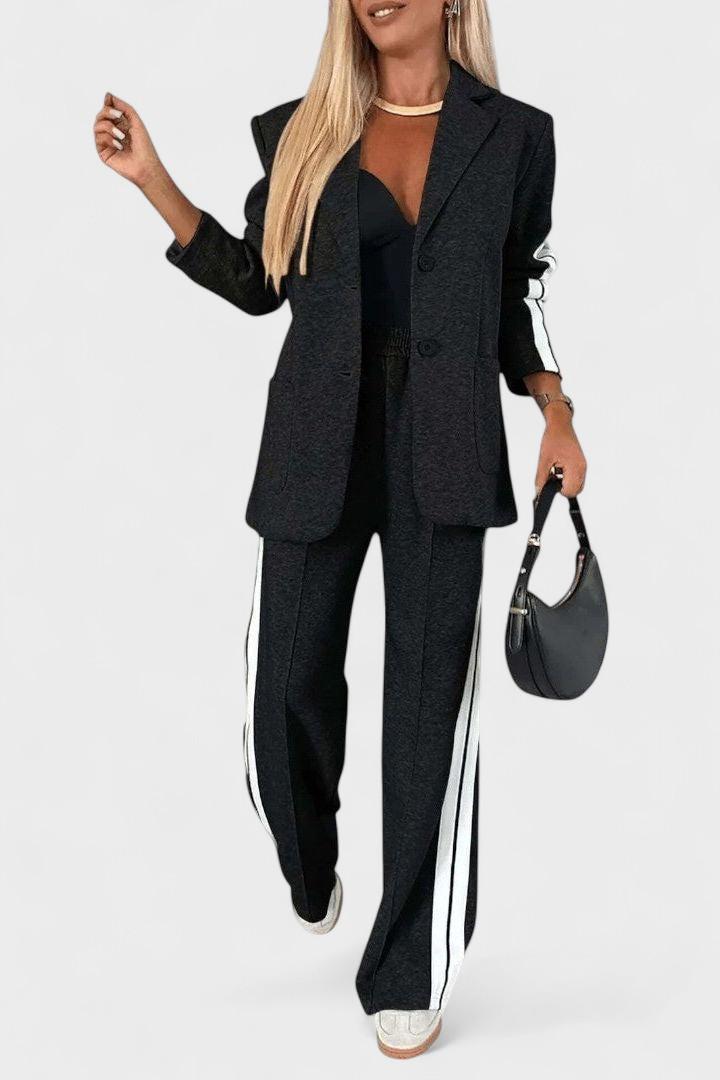 Lara | Schwarzes Business-Set