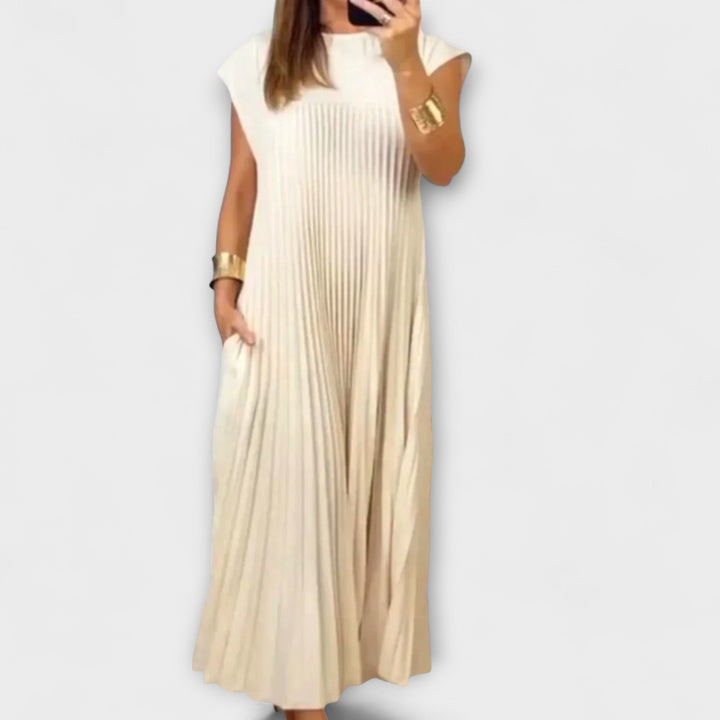 Dagmar | Elegantes Plisseekleid