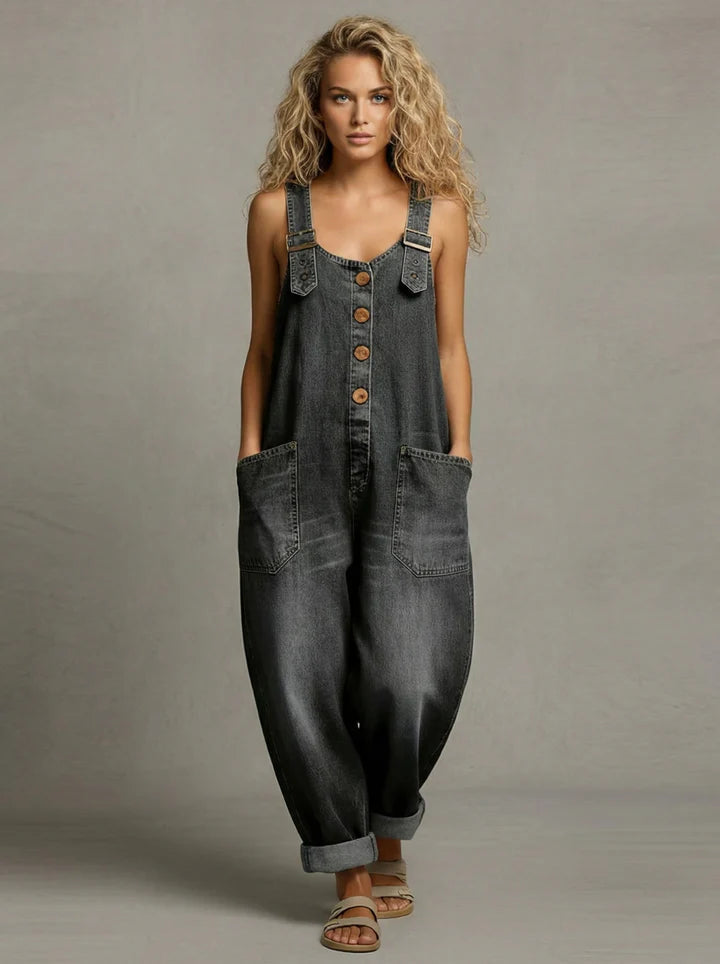 Irmgard - Stylische Jeanskombination mit Taschen