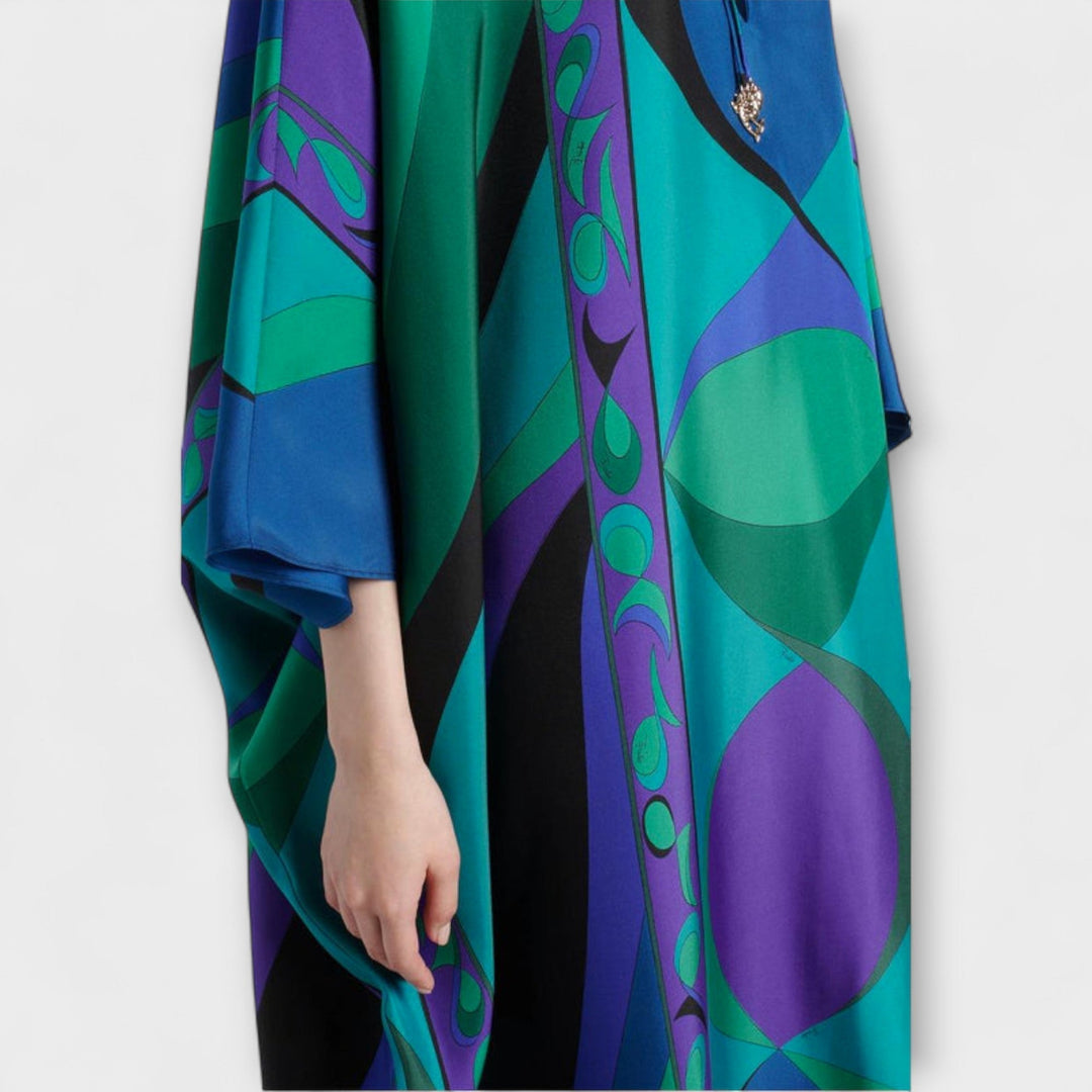 Almut | Lebendiger Psychedelischer Kaftan