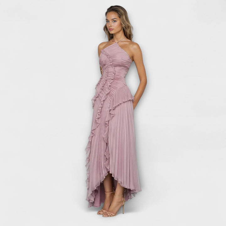 Lilli | Elegantes ärmelloses langes Kleid