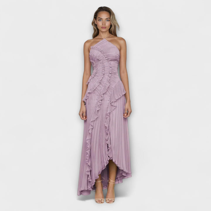 Lilli | Elegantes ärmelloses langes Kleid