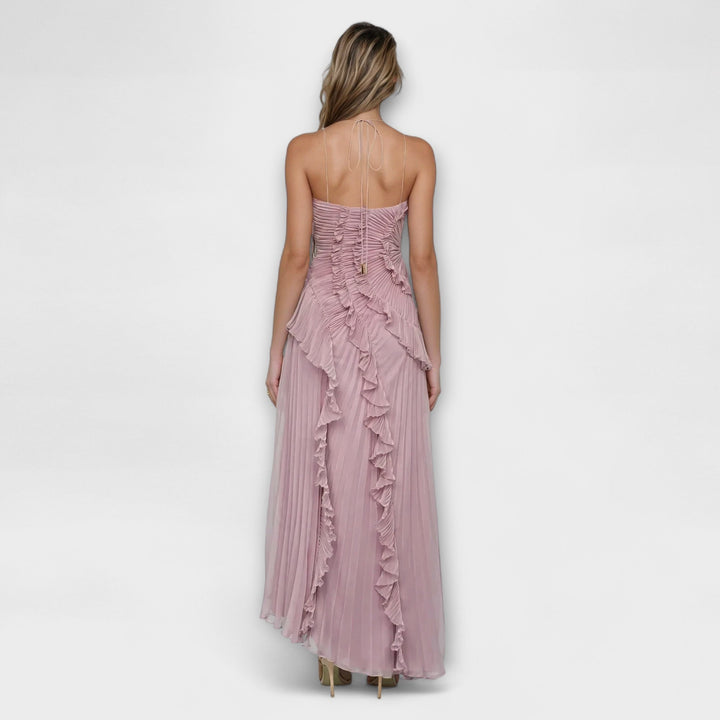 Lilli | Elegantes ärmelloses langes Kleid