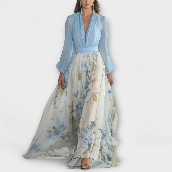 Jessica | Blumen-Maxikleid