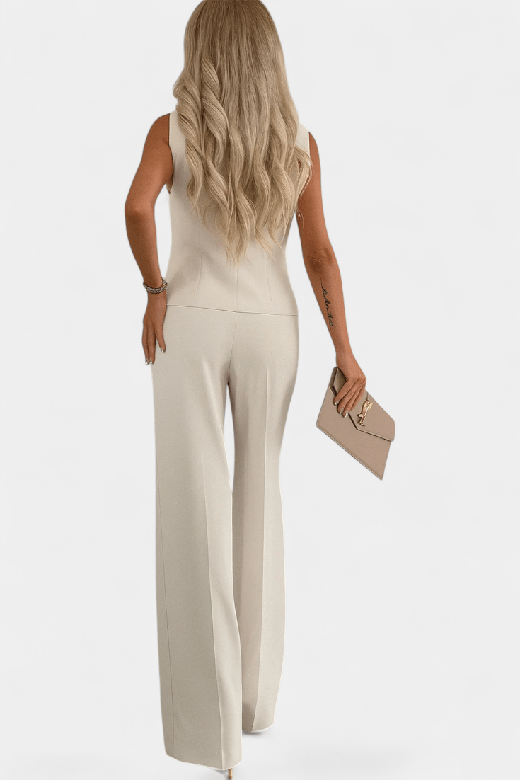 Irmgard | Rosafarbenes Blazer-Set