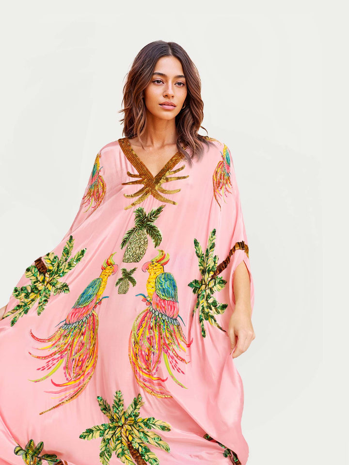 Ellen | Langes gemustertes Kleid