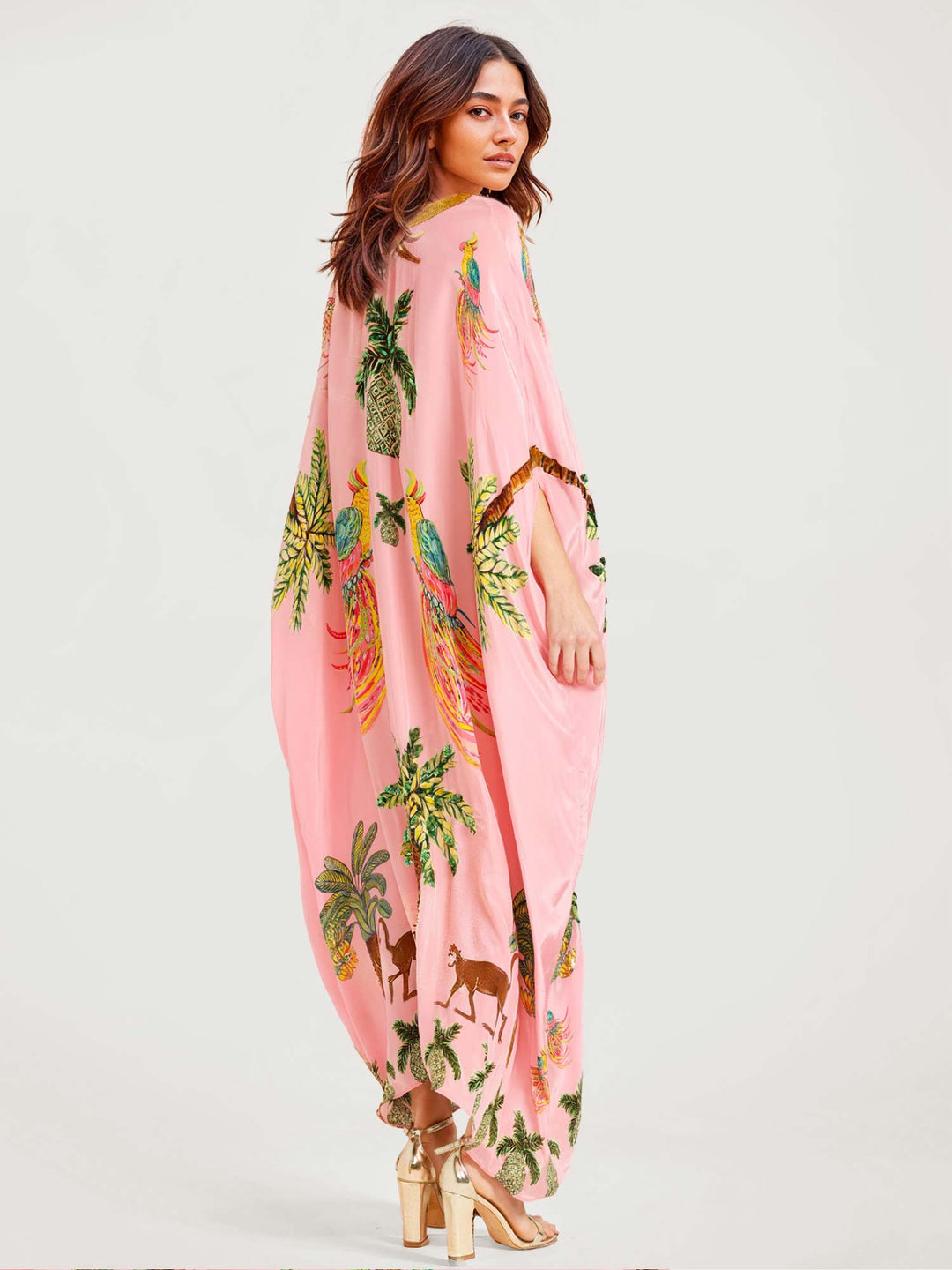 Ellen | Langes gemustertes Kleid
