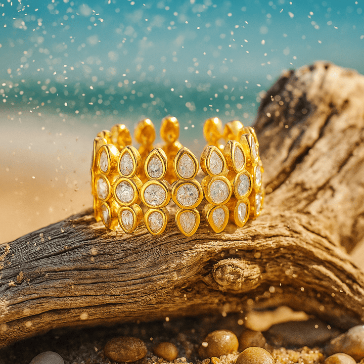 Magdalena | Morgenschmuck mit glänzenden Edelsteinen