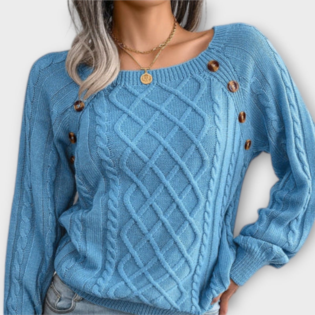 Anke | Pullover mit Knöpfen