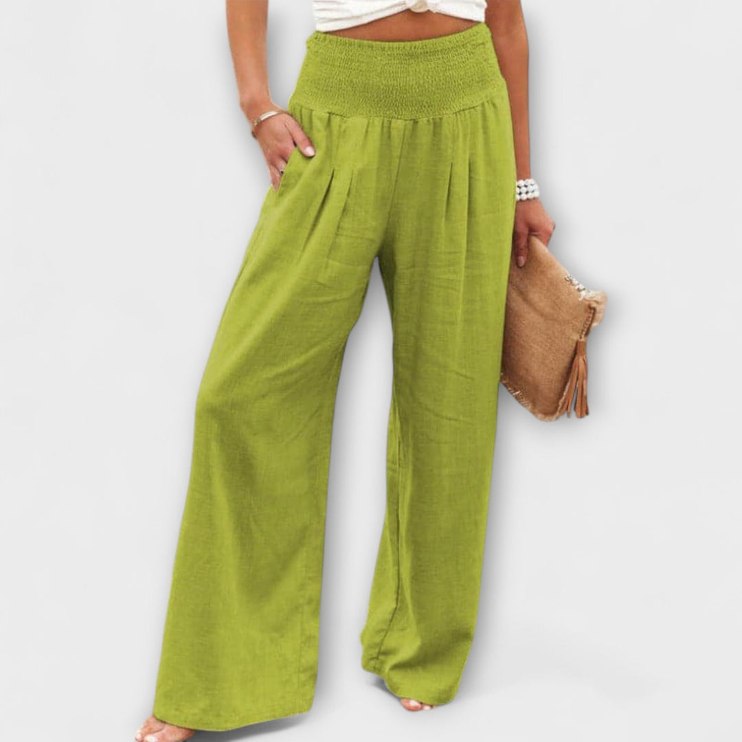 Larissa | Lässige weite Leinenhose