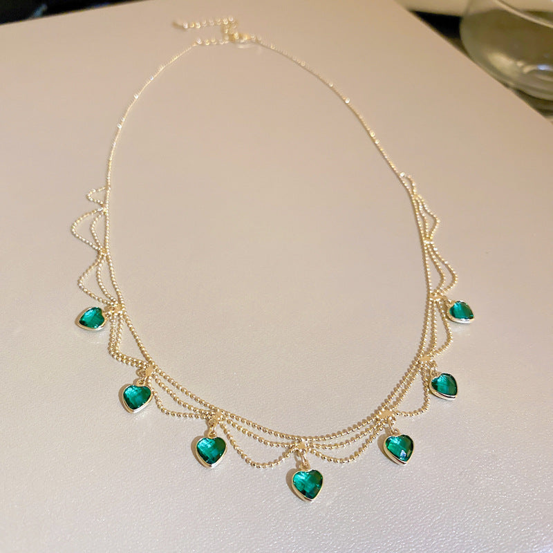 Rosa | Herz-Halsband