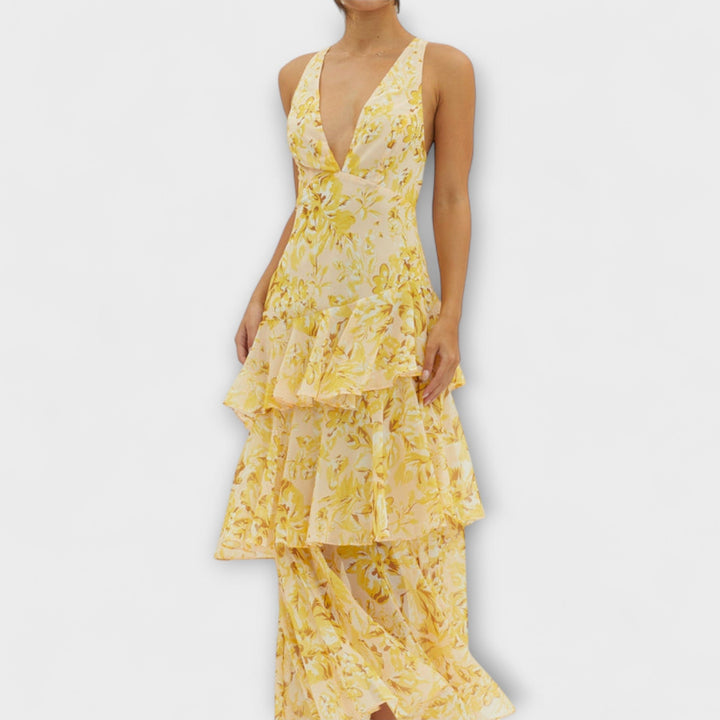 Lisa | Bloom Shift Midikleid