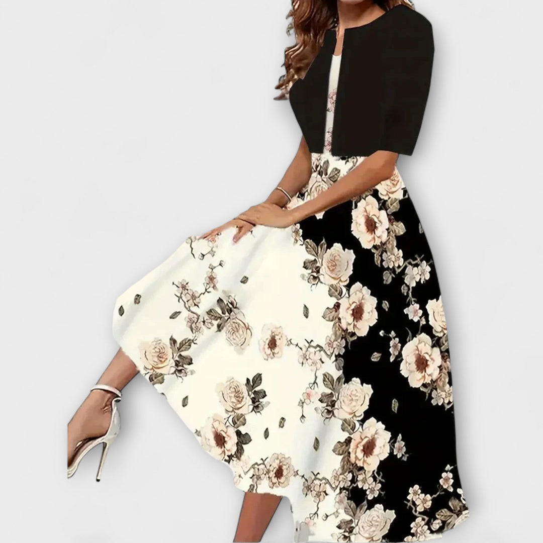 Marieke | Damen Midikleid mit Blazer