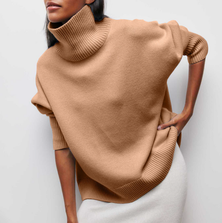 Amelia | Eleganter Strick-Rollkragenpullover