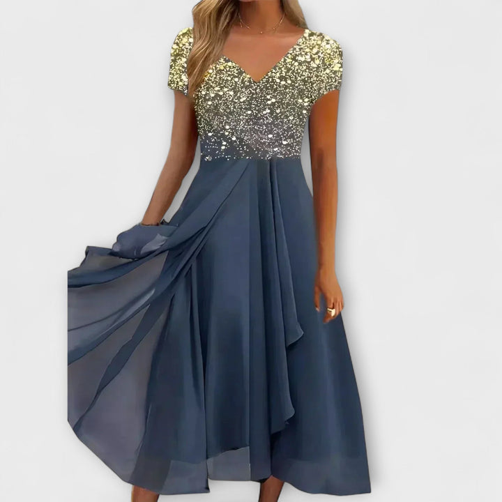 Leonie | Damen Chiffon Partykleid
