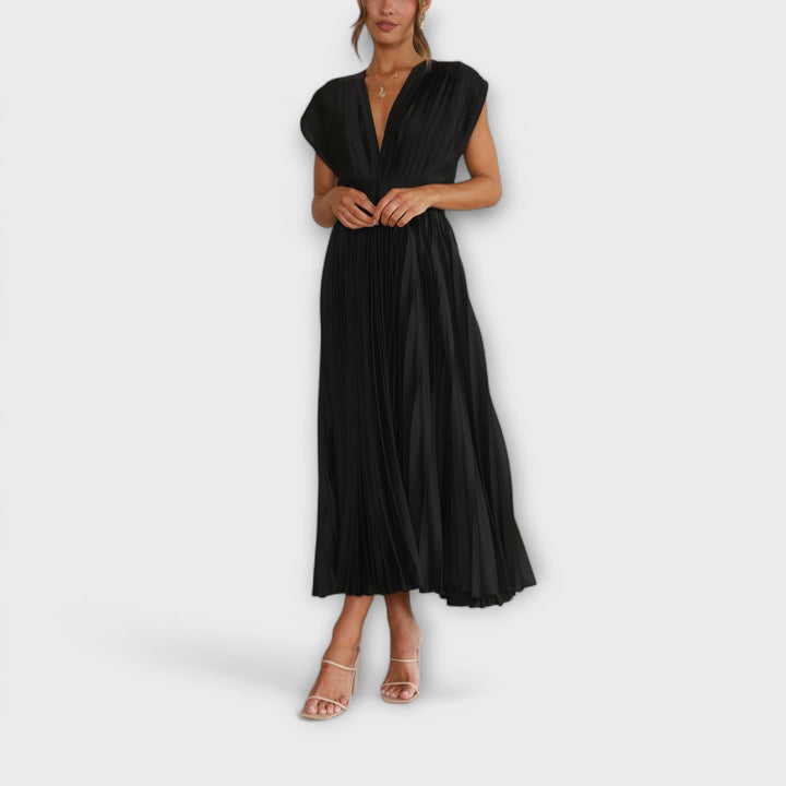 Amelie | Stilvolles Faltenkleid