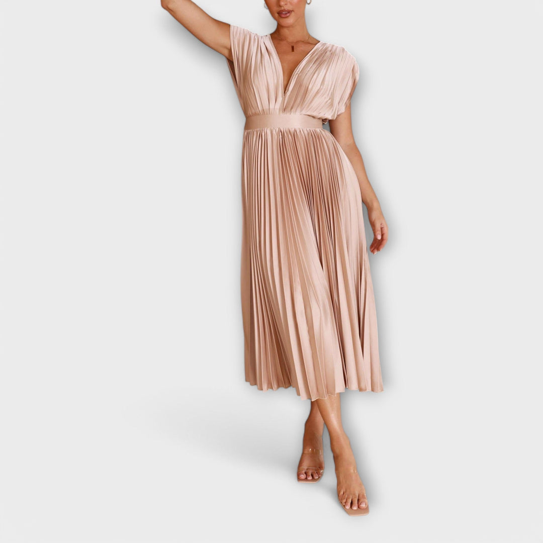 Amelie | Stilvolles Faltenkleid