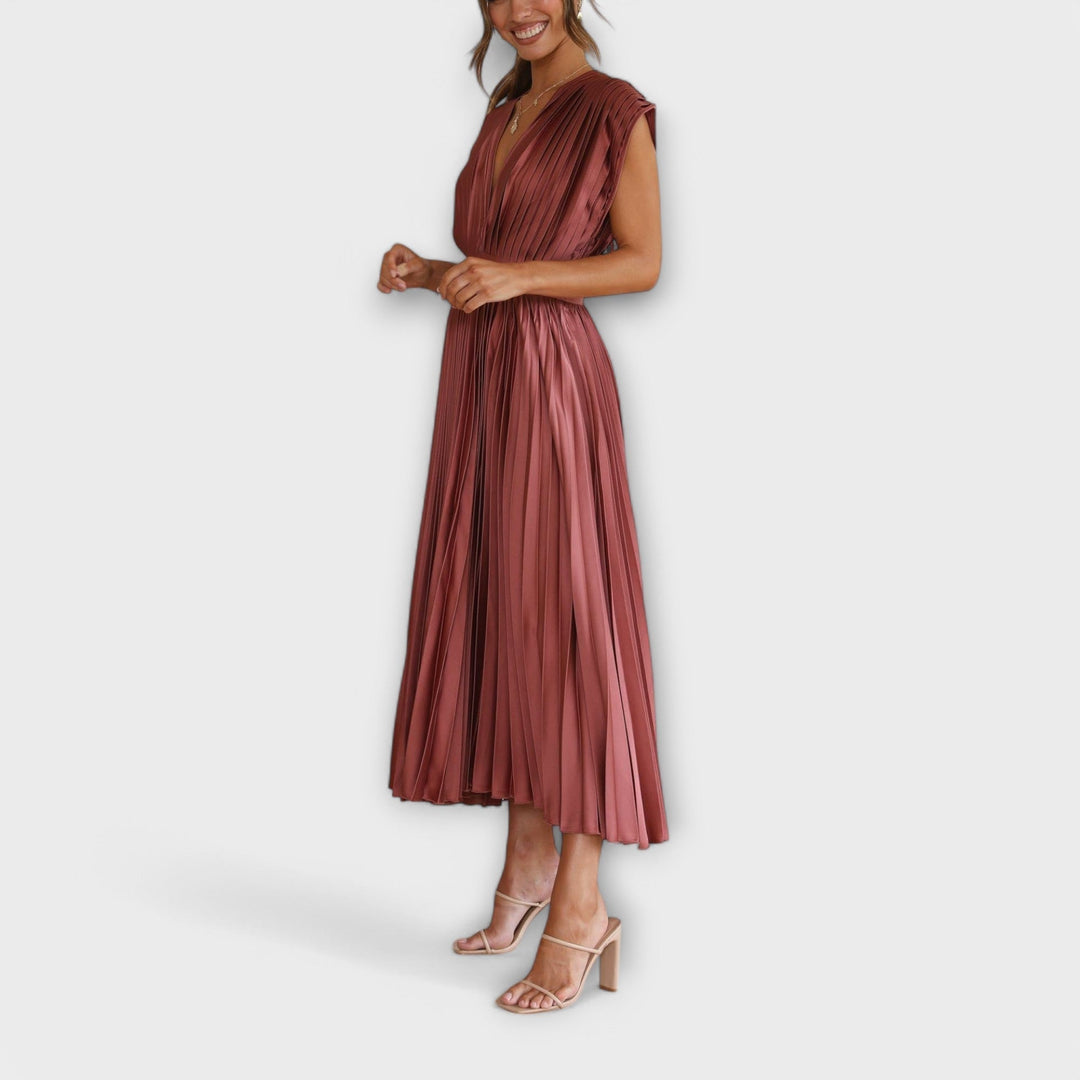 Amelie | Stilvolles Faltenkleid
