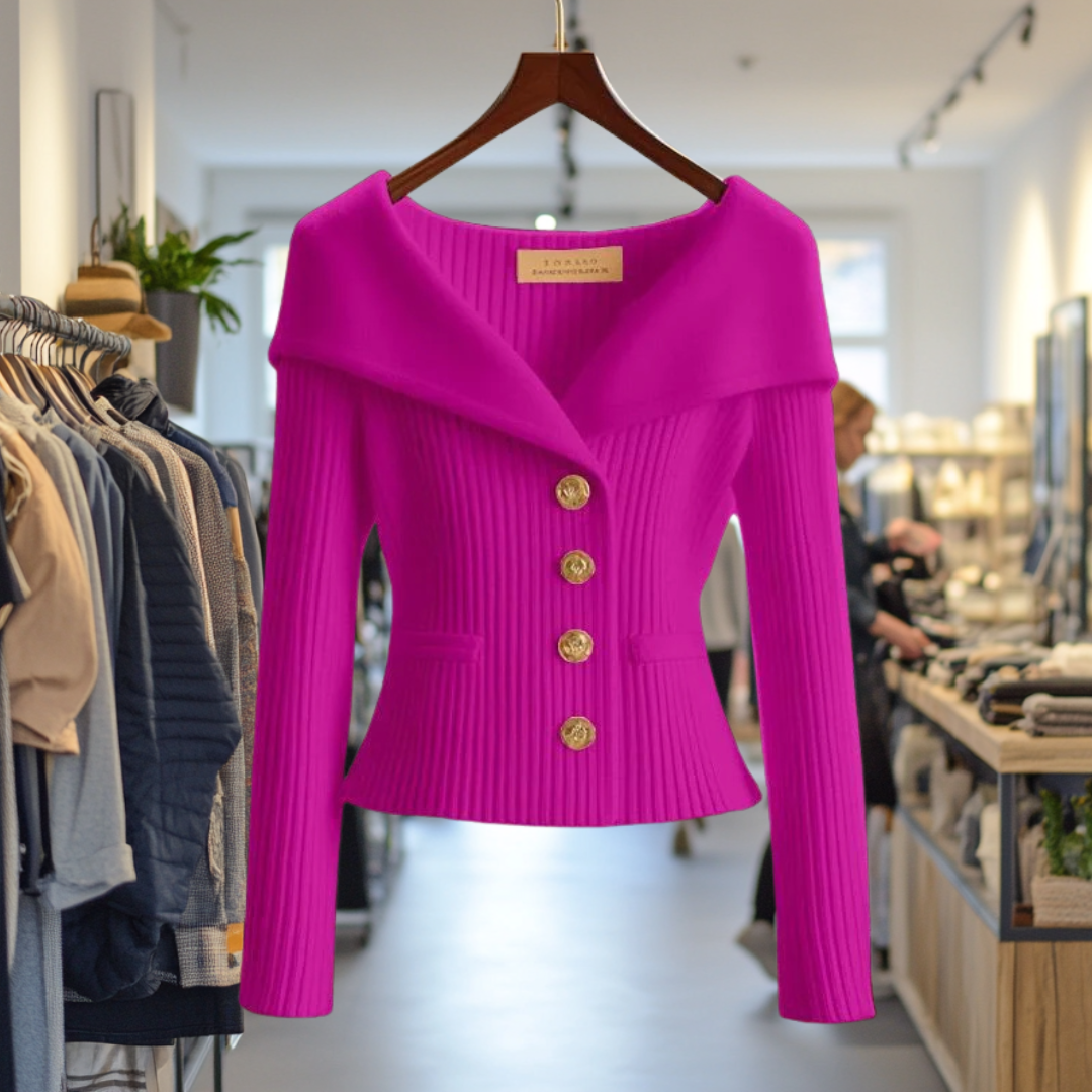 Karla | Luxuriöse Strickjacke