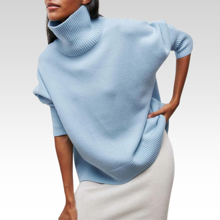 Amelia | Eleganter Strick-Rollkragenpullover