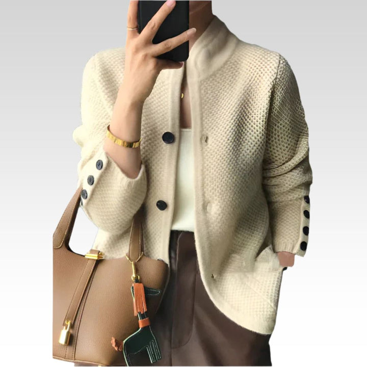 Alissa | Stilvolle, gemütliche Strickjacke