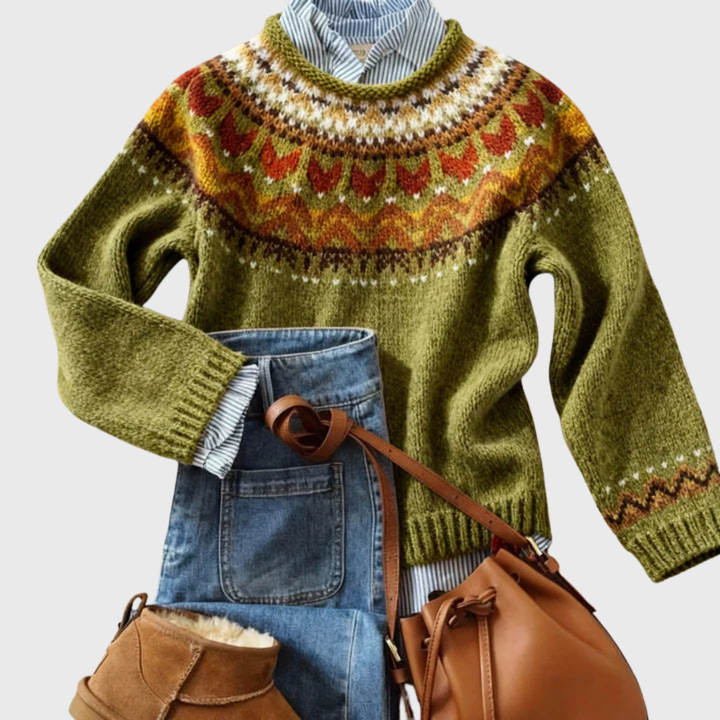 Monika | Klassischer Vintage Pullover