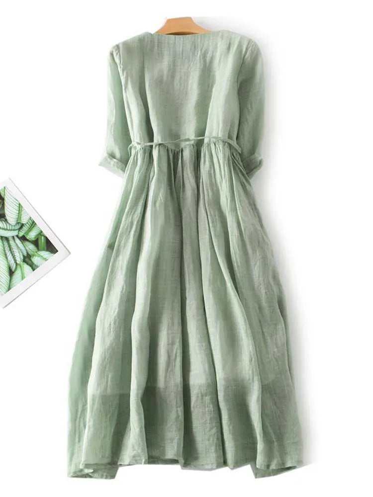 Christine | Minimalistisches Langkleid