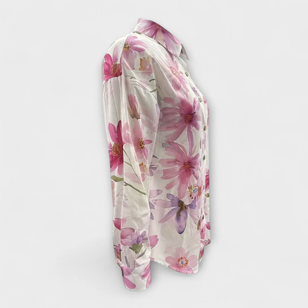 Regina | Luftige Blumenbluse für den Sommer