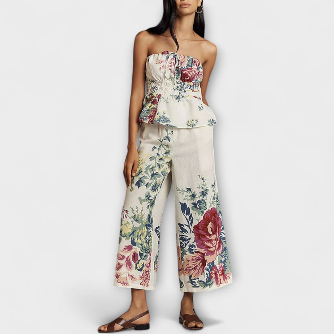 Elisa | Sommer Blumenmuster Set