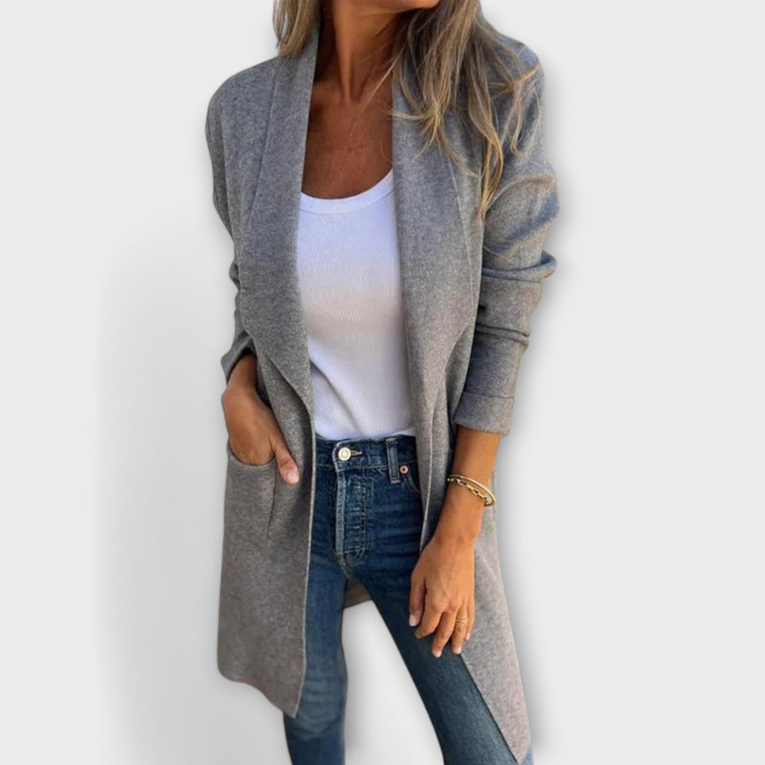 Tamara | Taillierter Strickjacke-Mantel