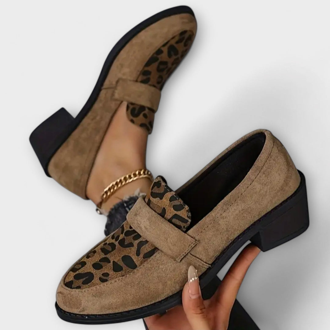 Viola | Elegante Damenschuhe mit Leopardenmuster