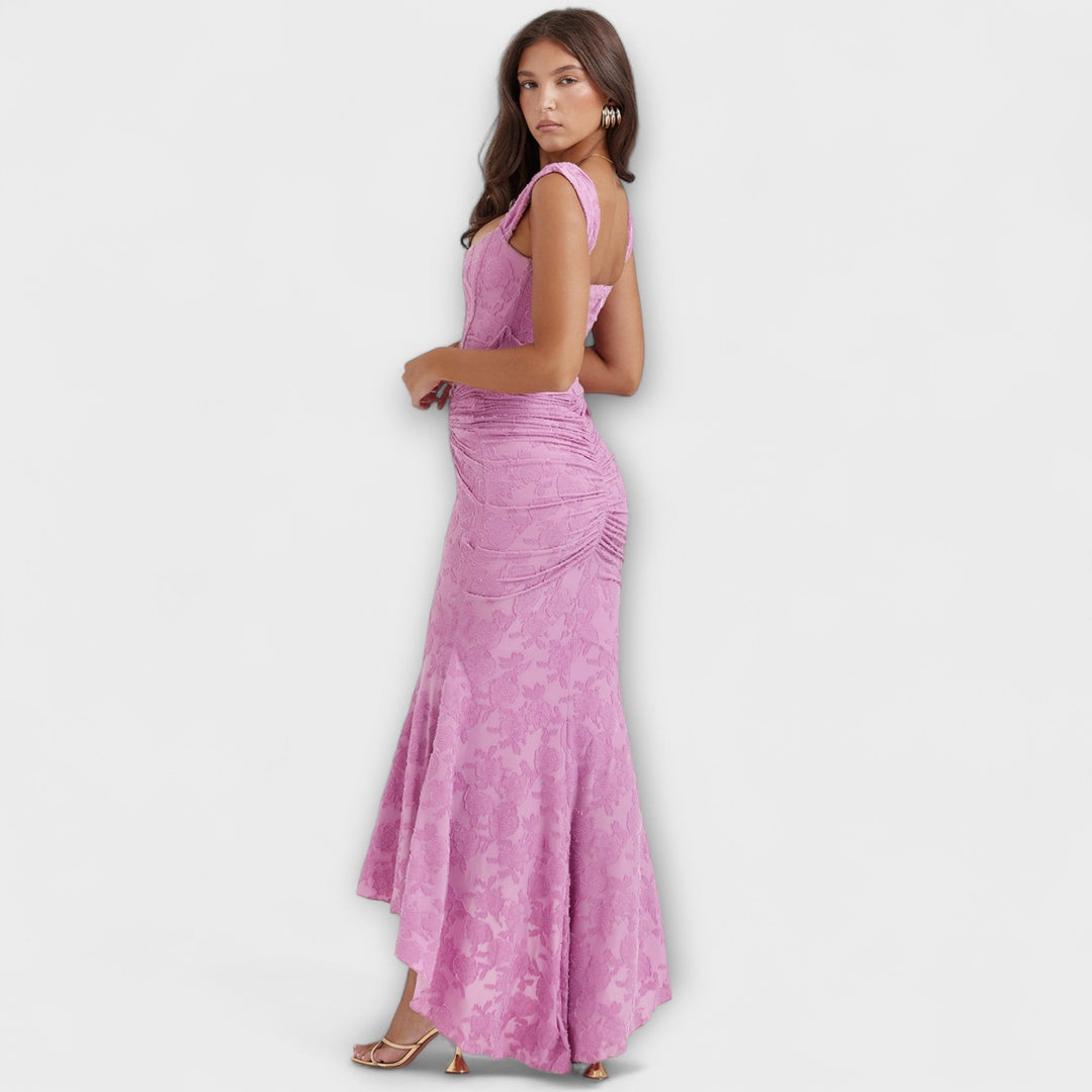 Lore | Langes Kleid mit Eleganten und Raffinierten Korsett
