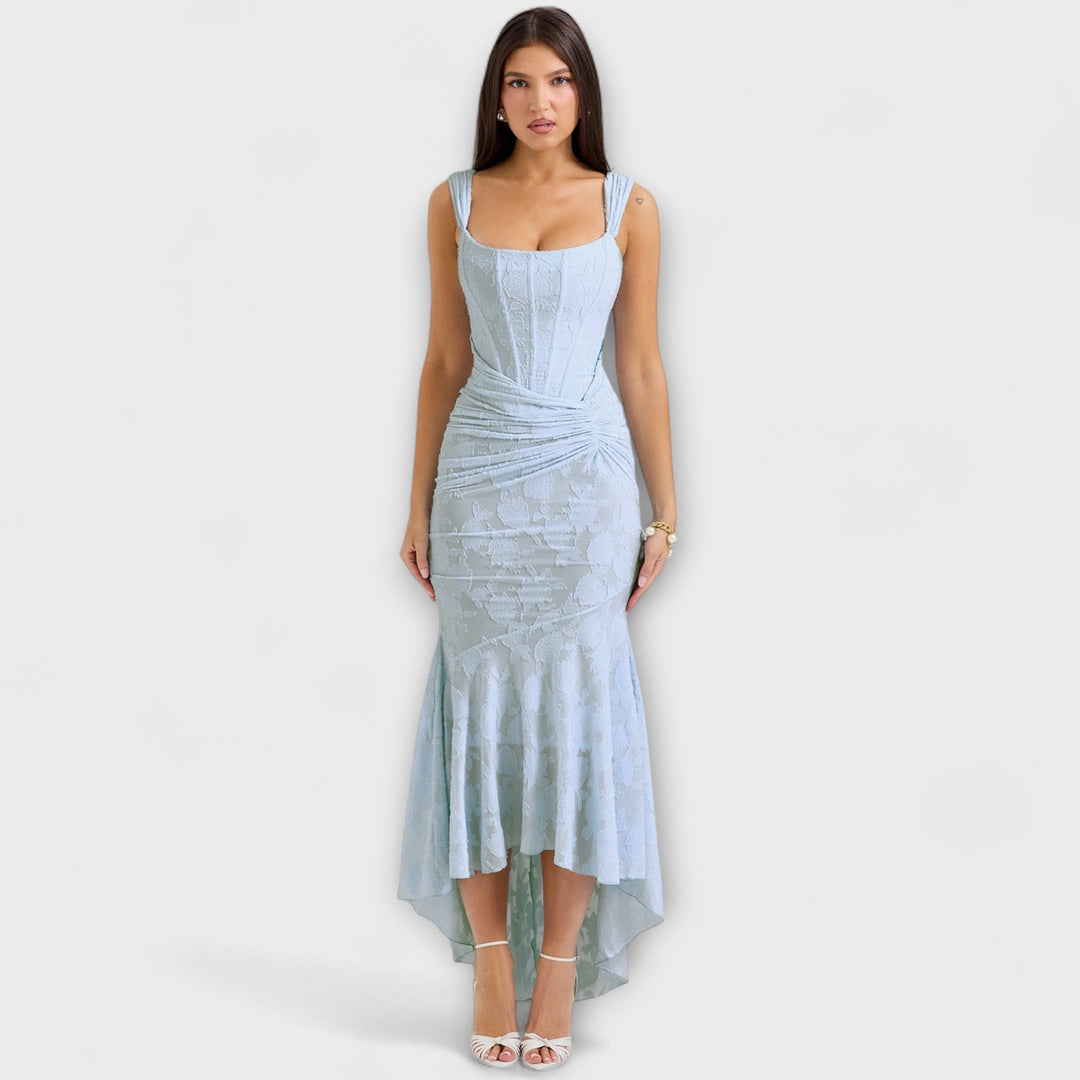 Lore | Langes Kleid mit Eleganten und Raffinierten Korsett