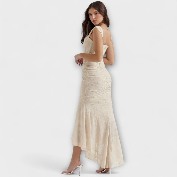 Lore | Langes Kleid mit Eleganten und Raffinierten Korsett