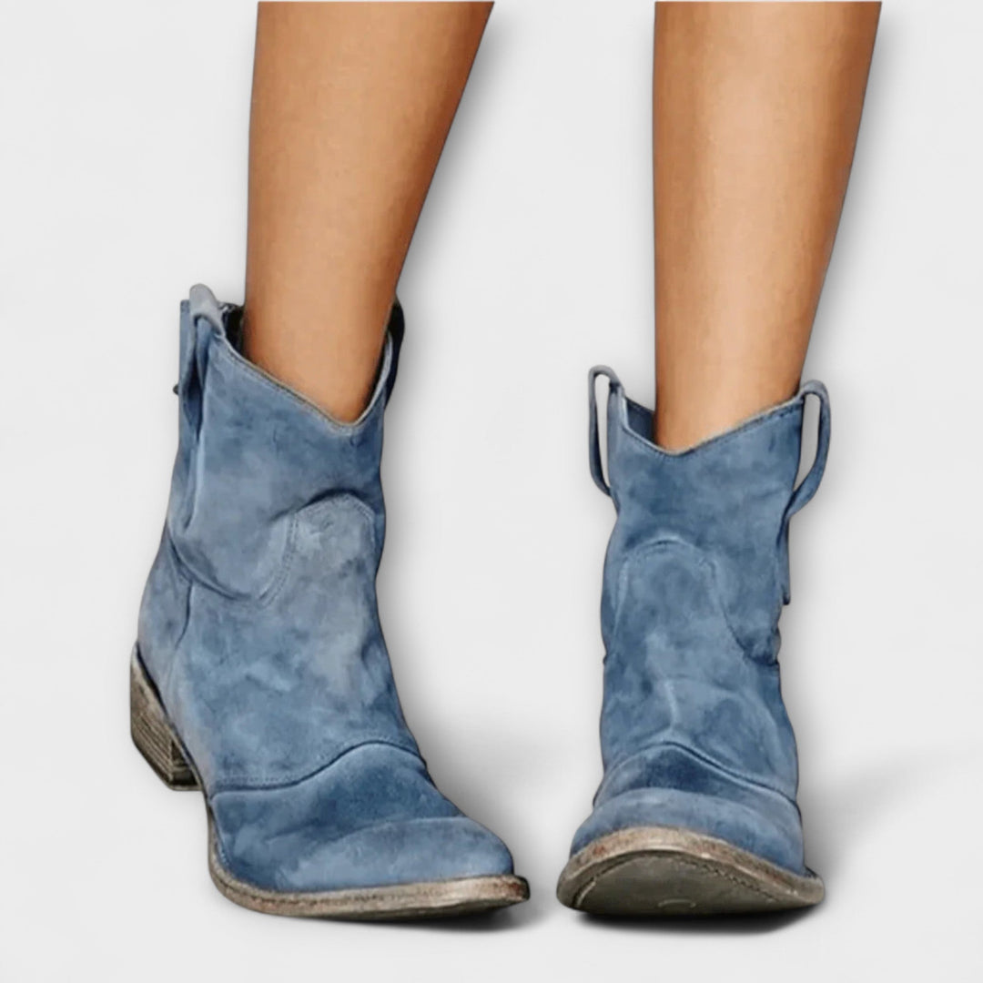 Sabine | Wildlederstiefel im Savannah-Stil