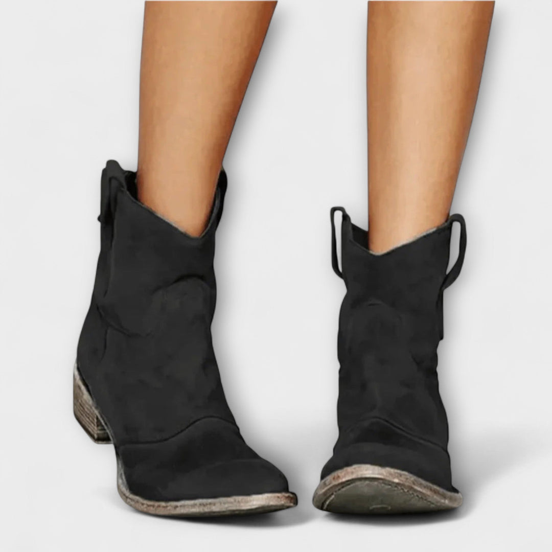 Sabine | Wildlederstiefel im Savannah-Stil