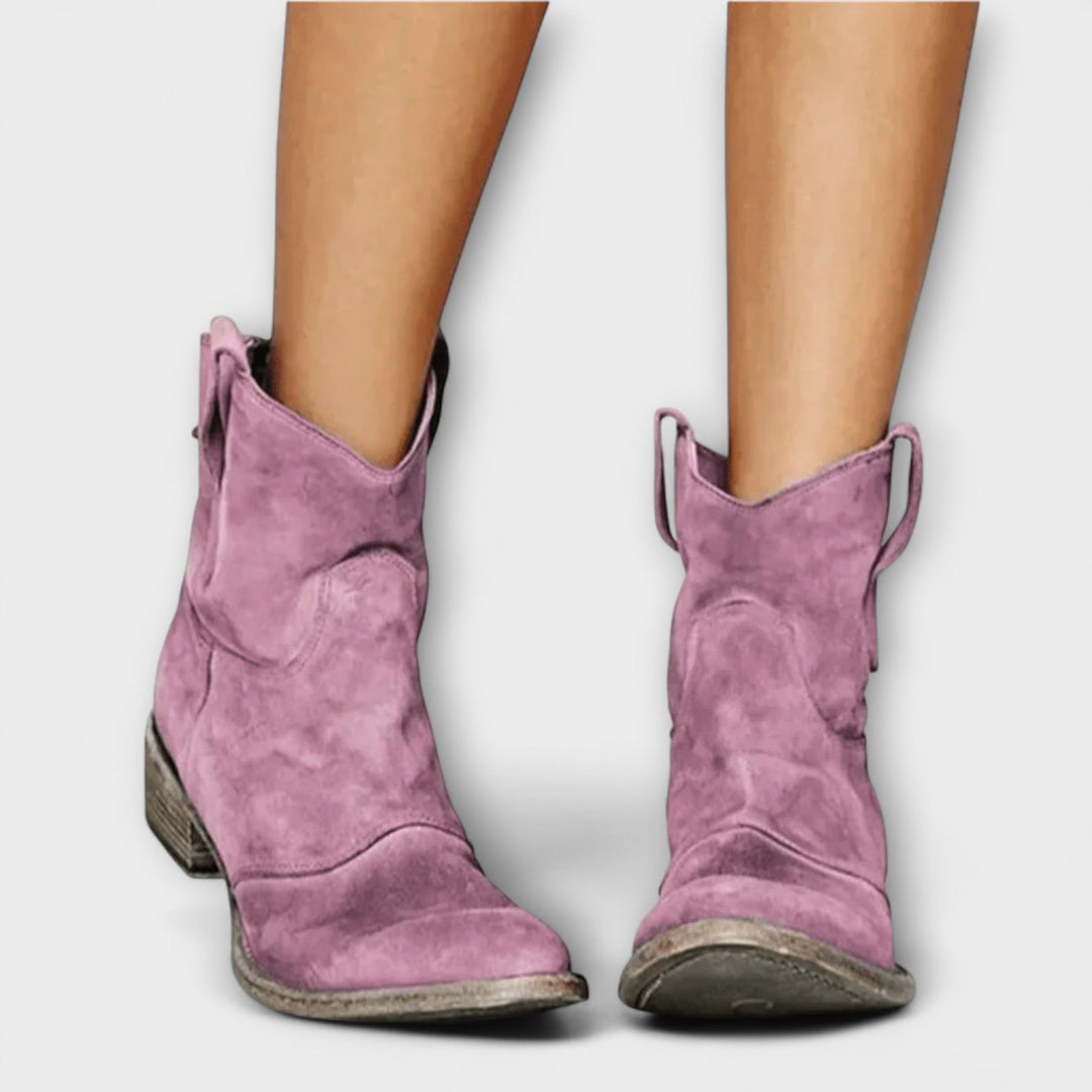Sabine | Wildlederstiefel im Savannah-Stil