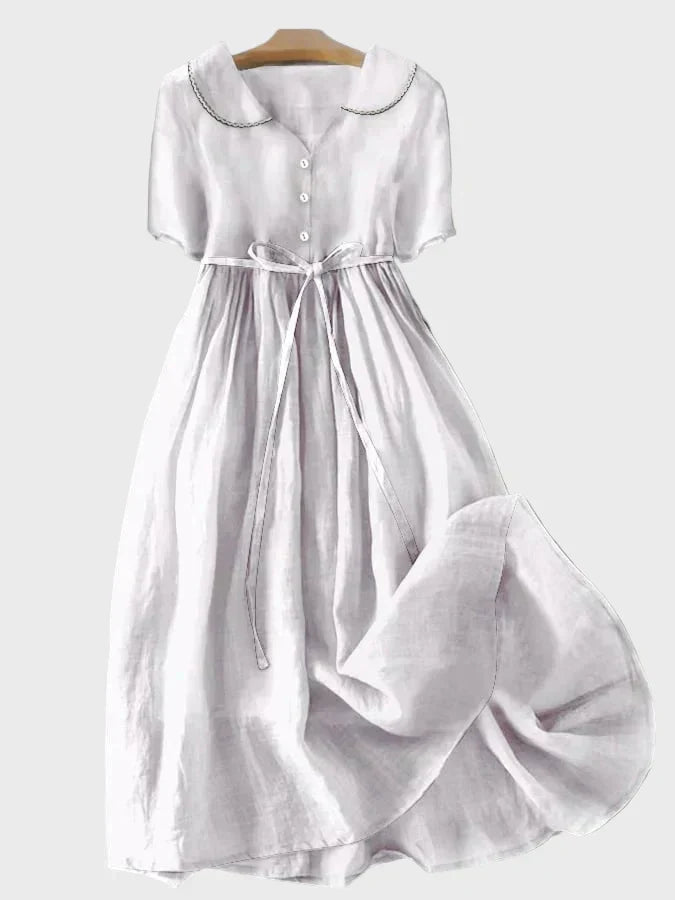 Sieglinde | Klassisches Kleid mit Knöpfen