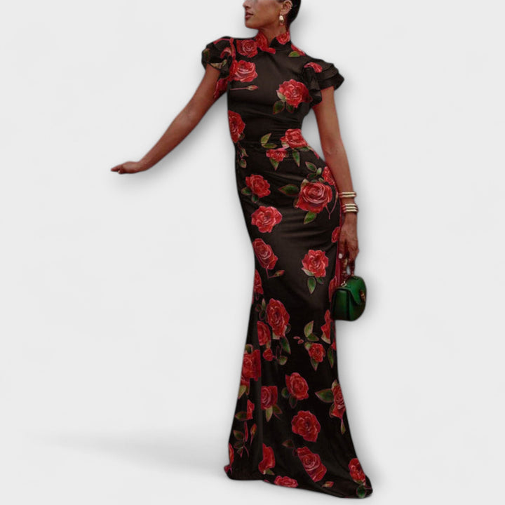 Lotte | Maxikleid mit floralem Druck